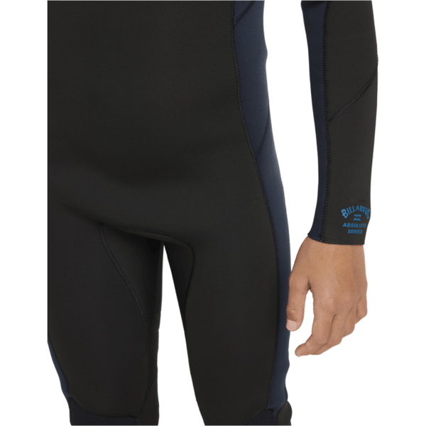 2026 Billabong Junior Absolute 4/3mm R&uuml;ckenrei&szlig;verschluss Neoprenanzug 24CW211603 - Ocean